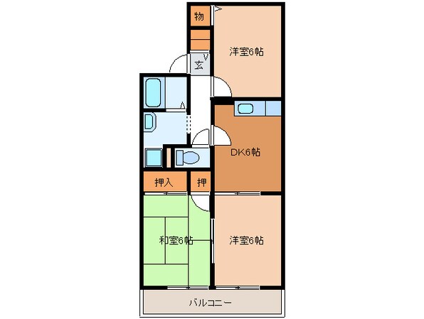 ボンマリエフェムの物件間取画像